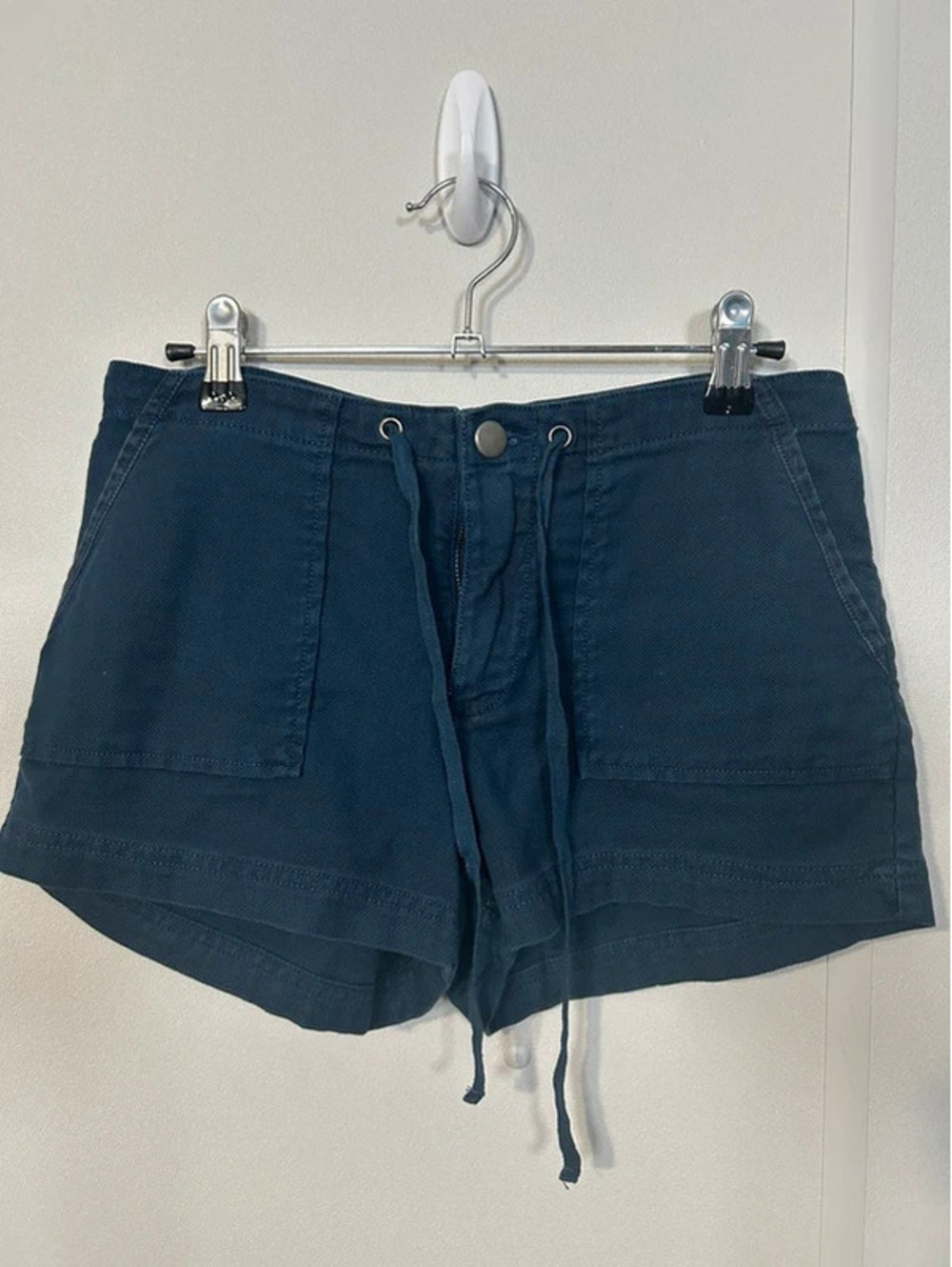 Chaser Navy Utility Shorts Womens S Drawstring Cargo Casual